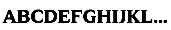 Tonkin Serif Extra Bold Font UPPERCASE
