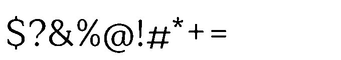 Tonkin Serif Regular Font OTHER CHARS