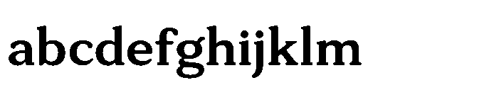 Tonkin Serif Semi Bold Font LOWERCASE