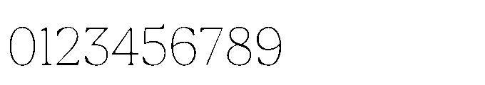 Tonkin Serif Thin Font OTHER CHARS