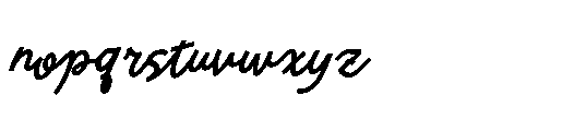 Tontecera Italic Font LOWERCASE