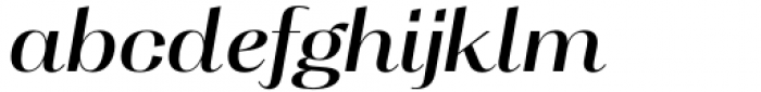 Tonus Contrast Medium Italic Font LOWERCASE