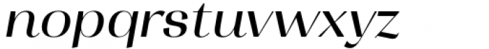 Tonus Contrast Regular Italic Font LOWERCASE