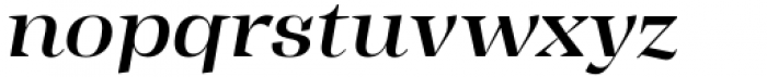 Tonus Display Medium Italic Font LOWERCASE