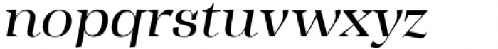 Tonus Display Regular Italic Font LOWERCASE