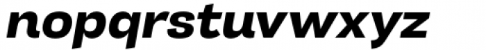 Tonus Sans Bold Italic Font LOWERCASE