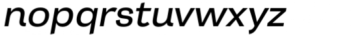 Tonus Sans Regular Italic Font LOWERCASE