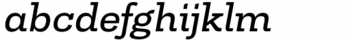 Tonus Slab Regular Italic Font LOWERCASE