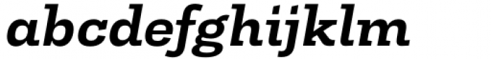 Tonus Slab Semi Bold Italic Font LOWERCASE