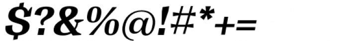Tonus Text Bold Italic Font OTHER CHARS