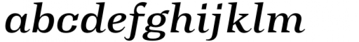 Tonus Text Medium Italic Font LOWERCASE