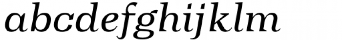 Tonus Text Regular Italic Font LOWERCASE