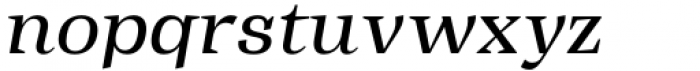 Tonus Text Regular Italic Font LOWERCASE