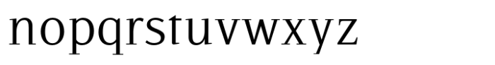 Tonwell Thin Font LOWERCASE