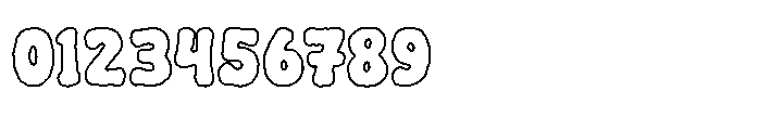 Toonify Outline Font OTHER CHARS