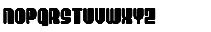 Toonrush Regular Font UPPERCASE
