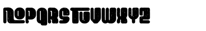 Toonrush Rough Font LOWERCASE