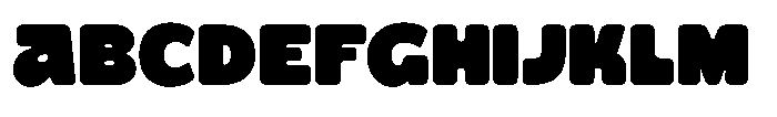 Toony Magic Font UPPERCASE