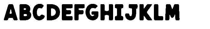 Toonyo Font UPPERCASE
