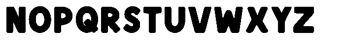 Toonyo Font UPPERCASE