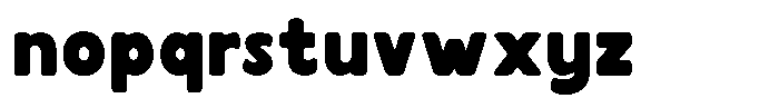 Toonyo Font LOWERCASE