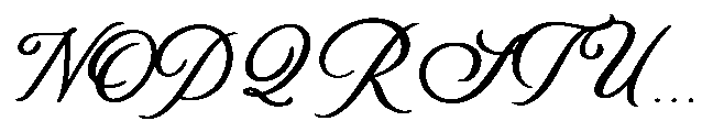 Topline Font UPPERCASE