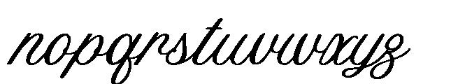Topline Font LOWERCASE