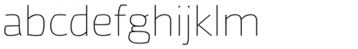 Torcao Ext Thin Font LOWERCASE