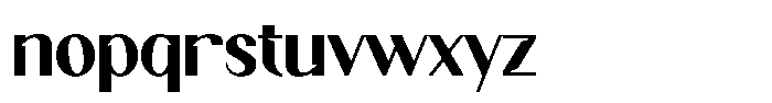 Torent Font LOWERCASE