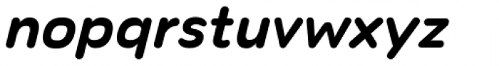 Toriga Extra Bold Italic Font LOWERCASE
