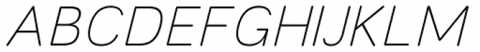 Toriga Light Italic Font UPPERCASE