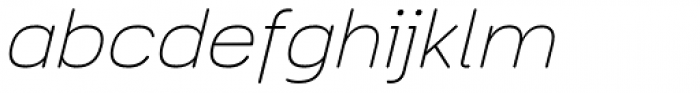 Toriga Light Italic Font LOWERCASE