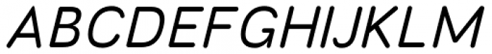 Toriga Medium Italic Font UPPERCASE