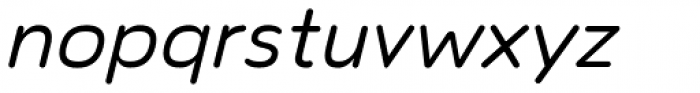 Toriga Medium Italic Font LOWERCASE