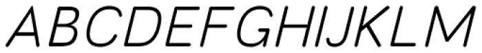 Toriga Regular Italic Font UPPERCASE