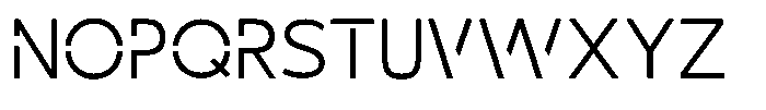 Torizon Font UPPERCASE