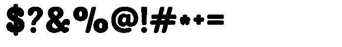 Torkue Font OTHER CHARS