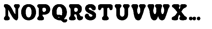 Torkue Font UPPERCASE