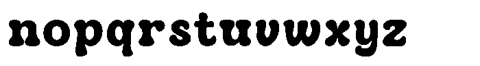 Torkue Font LOWERCASE