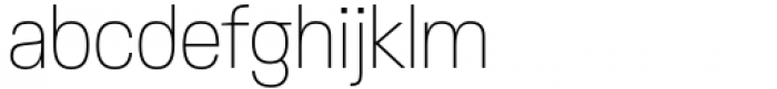 Toroka Condensed Thin Font LOWERCASE