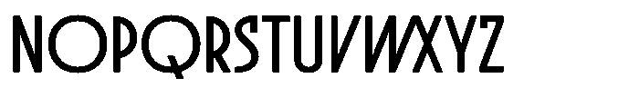 Toronto Congress Font LOWERCASE