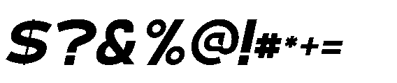 Torota Italic Font OTHER CHARS
