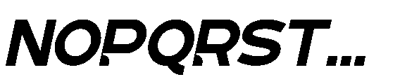 Torota Italic Font UPPERCASE