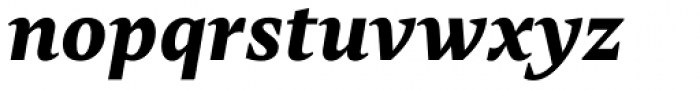 Torrent Bold Italic Font LOWERCASE
