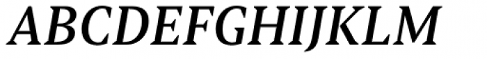 Torrent Medium Italic Font UPPERCASE