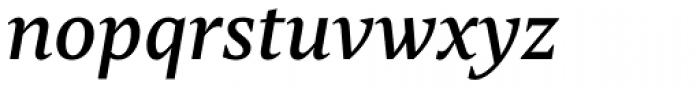Torrent Medium Italic Font LOWERCASE