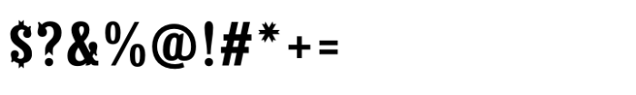 Tortilla Fill Regular Font OTHER CHARS