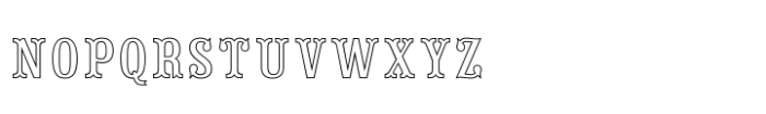 Tortilla SC Fill Lines Regular Font LOWERCASE