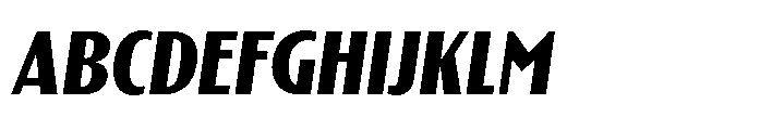 Tortillez Black Italic Font UPPERCASE