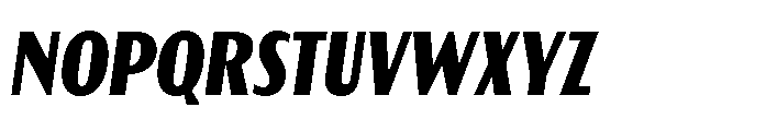 Tortillez Black Italic Font UPPERCASE